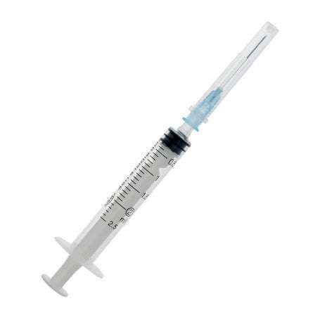 Disposable syringe 2.5 CC