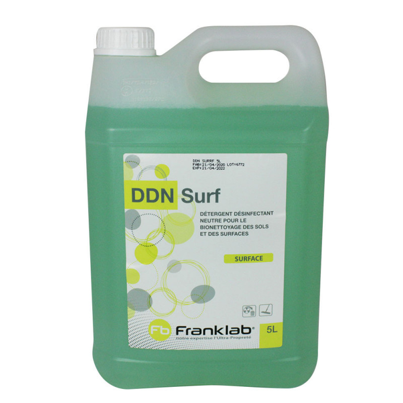 Détergent désinfectant neutre pour sols – DDN Surf