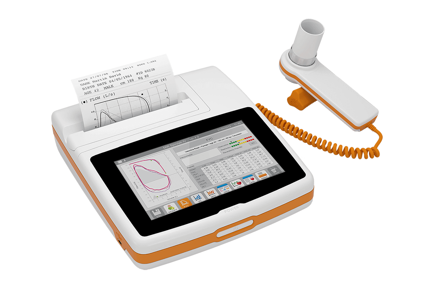 Spiromètre Spirolab, avec option oxymétrie